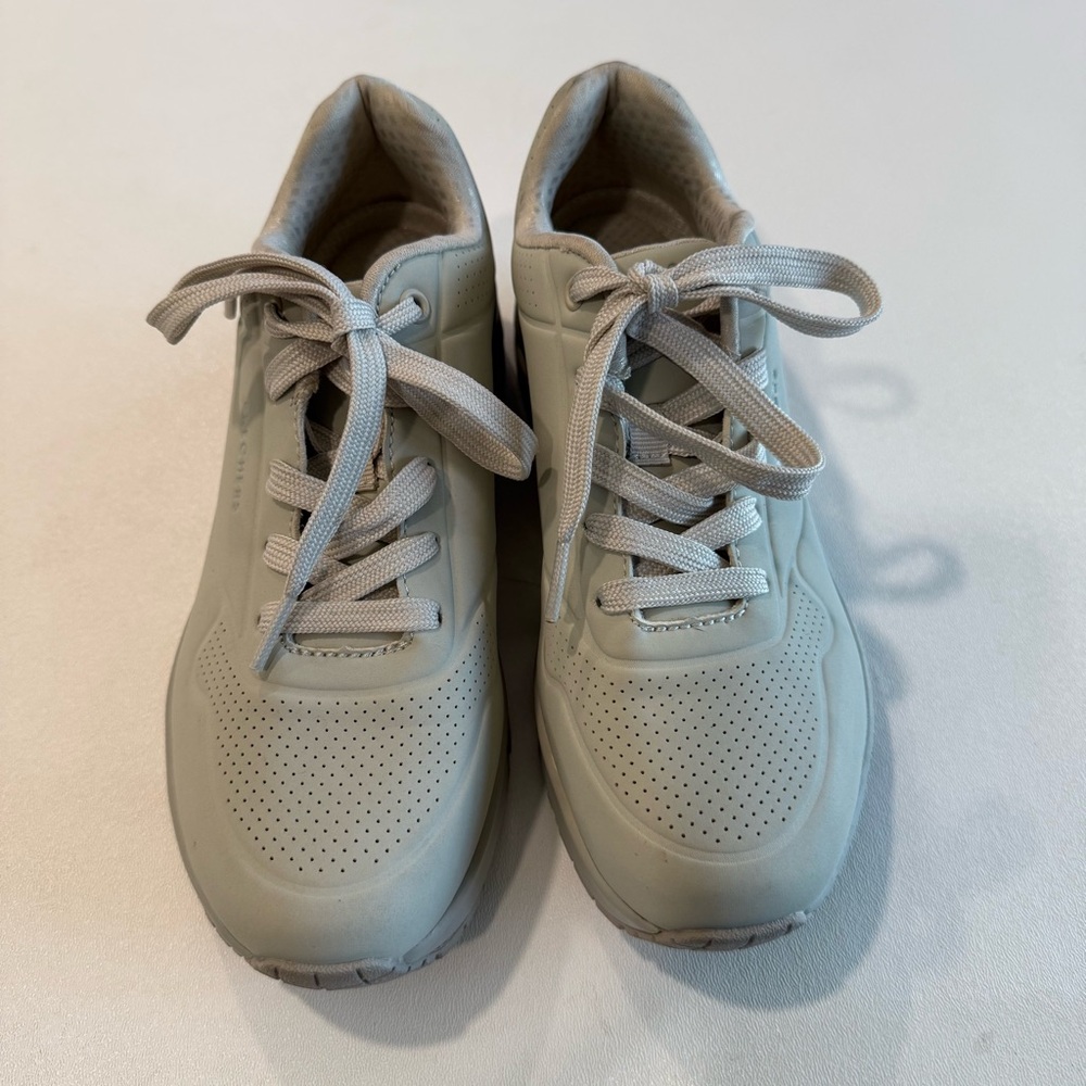 Skechers Uno Stand On Air Cream Air Cooled Memory Foam Sneakers Women’s size 7.5 - Picture 5 of 8